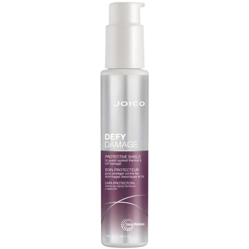 Defy Damage Protective Shield | For Damaged, Color-Treated Hair | Protect Against UV & Thermal Damage | Strengthen Bonds & Preserve Hair Color | With Moringa Seed & Arginine | 3.38 Fl Oz - hopeschwing