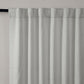 HPD Half Price Drapes BOCH-LN185-P Faux Linen Room Darkening Curtains for Bedroom (1 Panel), 50 X 84, Oyster