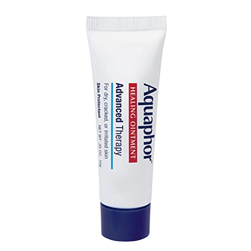 Aquaphor Healing Ointment Advanced Therapy Skin Protectant, Dry Skin Body Moisturizer, 0.35 Oz Tube, 2 Count (Pack of 1) - hopeschwing