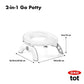 OXO Tot 2-in-1 Go Potty - Gray, 1 Count (Pack of 1) - thebastfamily