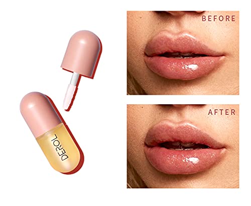 ANMANSY Lip Plumper,Natural Lip Plumper,lip plumping lip gloss,lip plumper gloss,Lip Enhancer Make Lips Fuller and Moisturizing 5.5ml,Beautiful Fuller,Lip Mask - hopeschwing