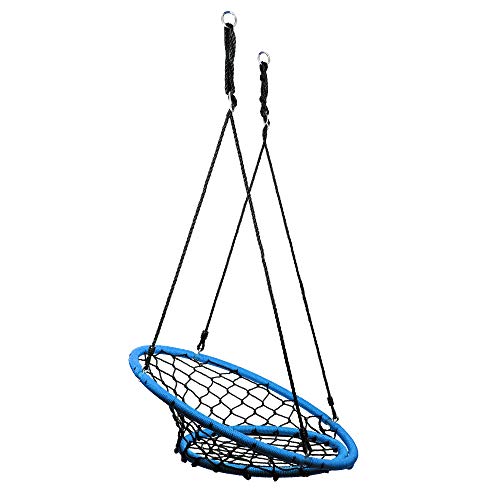 JumpOff Jo – Little Jo’s Web Chair Swing – 35 Inch Diameter Indoor & Outdoor Round Net Swing for Adults and Kids Ages 6+
