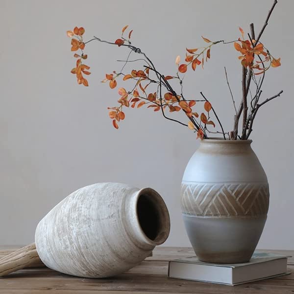 Literary Retro Rough Pottery Flower Pot Wabi-sabi Pottery