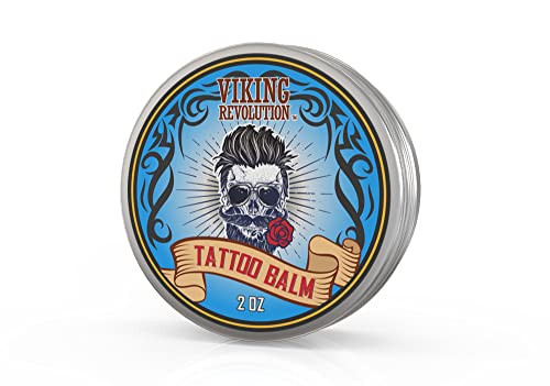 Viking Revolution Tattoo Care Balm for Before, During & Post Tattoo – Safe, Natural Tattoo Aftercare Cream – Moisturizing Lotion to Promote Skin Healing (2oz, 1 Pack) - hopeschwing