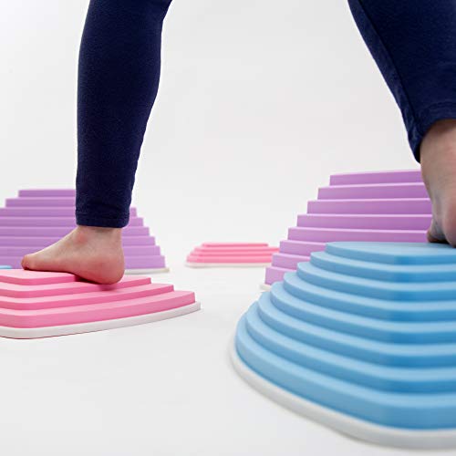 JumpOff Jo - RockSteady Stepping Stones For Kids, Toddler Balance and Climbing Toy
