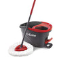 O-Cedar EasyWring Microfiber Spin Mop, Bucket Floor Cleaning System, Red, Gray - elpetersondesign