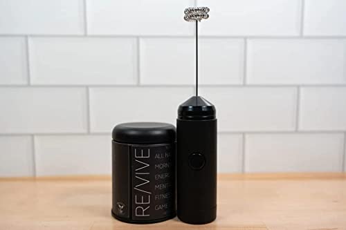 RE/VIVE Starter Kit, include a 15 Day Supply of RE/VIVE, Electric Milk Frother