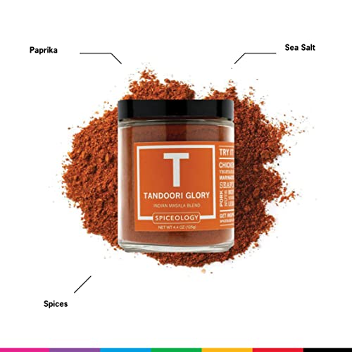 Spiceology - Tandoori Glory - Indian Curry Masala Blend - 4.4 ounces