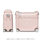 JetKids by Stokke BedBox, Pink Lemonade - Kid's Ride-On Suitcase & In-Flight Bed - Help Your Child Relax & Sleep on the Plane - Approved by Many Airlines - Best for Ages 3-7 - thebastfamily