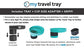 My Travel Tray (Biege) - thebastfamily