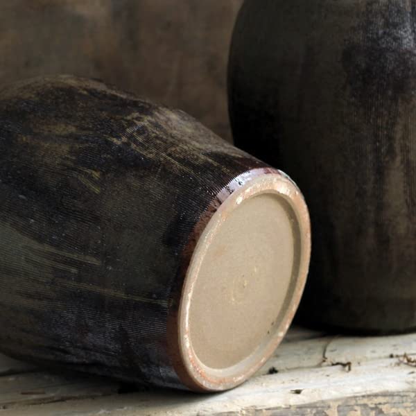 Mesa of Wabi-sabi Wind Restoring Ancient Ways Furnishing Articles Ceramic vase coarse Pottery Flowerpot