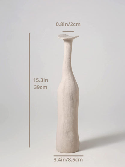 Nordic creative ceramic vase in Morandi