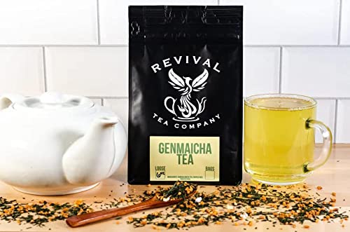 Genmaicha Tea,All Natural Hot Tea,24 Count