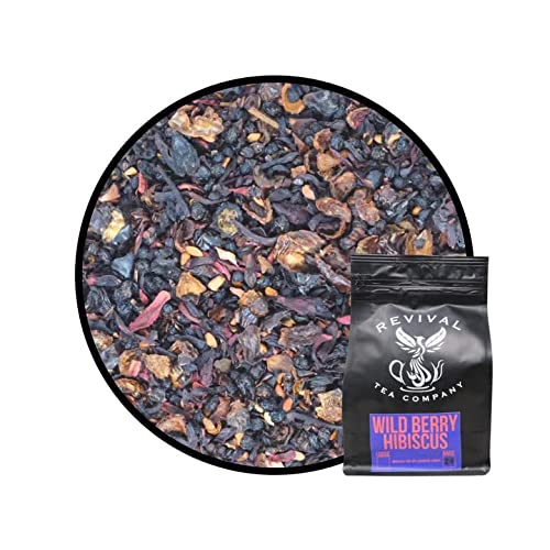 REVIVAL TEA - Wild Berry Hibiscus tea - Rose hips, Elderberry and Hibiscus | 24 Tea Bags