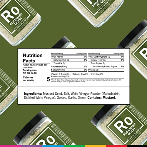 Spiceology - Rosemary Dijon - Rosemary Seasoning - 4.6 oz