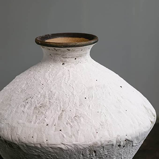 Creative Retro Style Simple Ceramic vase Hand - Made coarse