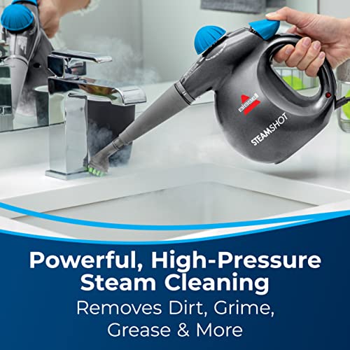 Bissell SteamShot Hard Surface Steam Cleaner with Natural Sanitization, Multi-Surface Tools Included to Remove Dirt, Grime, Grease, and More, 39N7V - elpetersondesign