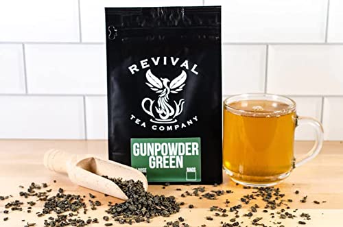 Gunpowder Green Tea,All Natural Hot Tea,24 Count