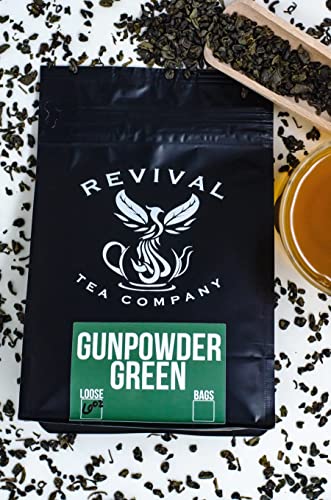 Gunpowder Green Tea,All Natural Hot Tea,24 Count