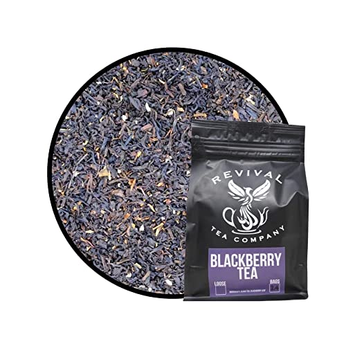 Blackberry Tea, ALL Natural Hot Tea, Tea Bags 24Count