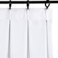 TWOPAGES 52 W x 120 L inch Pinch Pleat Darkening Drapes Faux Linen Curtains with Blackout Lining Drapery Panel for Living Room Bedroom Meetingroom Clu