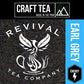 REVIVAL TEA - Earl Grey Tea - Flowery Orange Pekoe, Chinese Black Tea and Cornflower Petals | All Natural Bergamot flavoring | 15 Count Tea Box