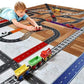 PlayTape Road Tape for Toy Cars - Sticks to Flat Surfaces, No Residue; 30 ft. x 4 in. Black Road - thebastfamily