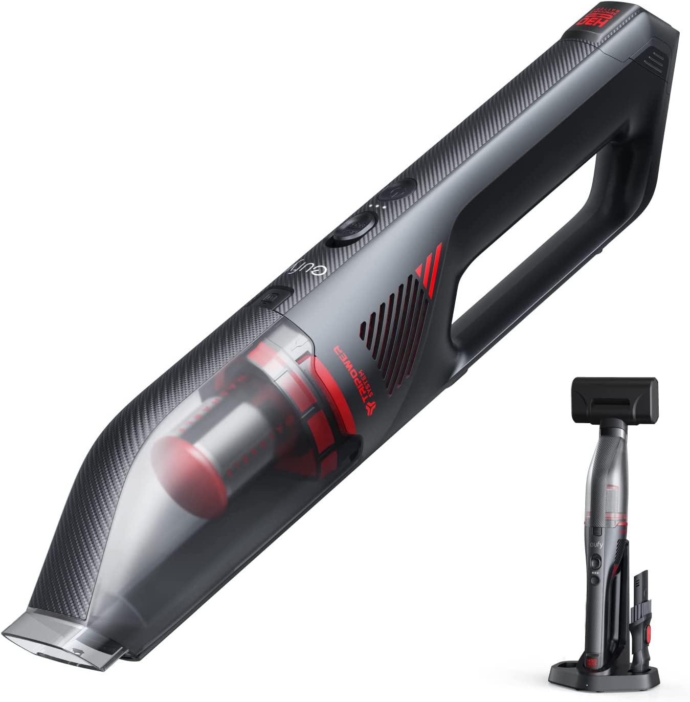 eufy by Anker, HomeVac H30 Mate, Cordless Handheld Vacuum Cleaner, 80 AW, 16kPa Strong Suction Power