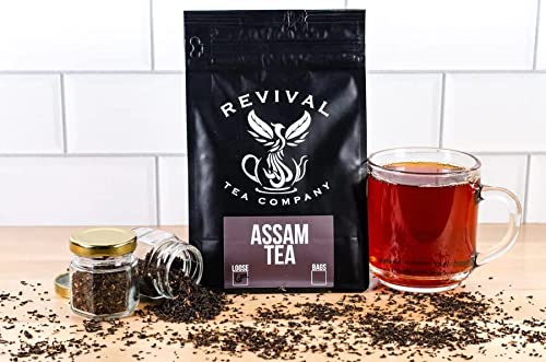 Assam Tea, Assam Chai, Indian Assam Tea, ALL Natural Hot Tea, Tea Bags 24 Count