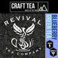 Blueberry Green Tea,All Natural Hot Tea,Revival Tea,Tea Bags 24 Count
