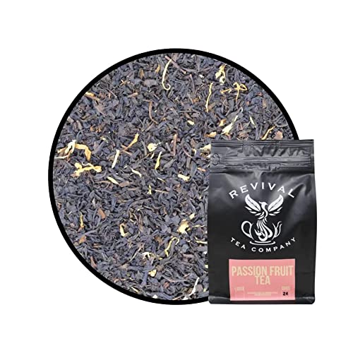 Passion Fruit Tea, 100% Chinese Black Tea (flowery orange pekoe), Tea Bags 24 Count