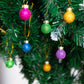 36pcs Mini Glitter Christmas Ball Ornaments