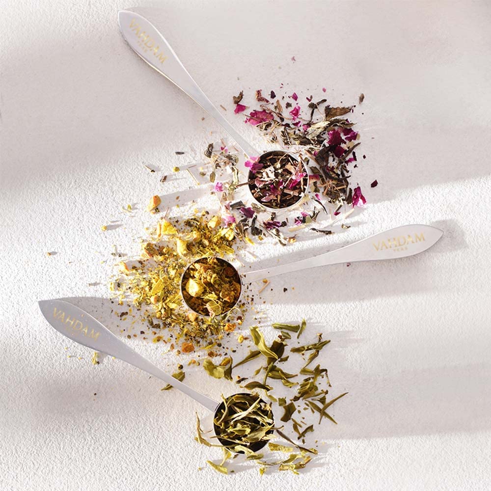 VAHDAM, Perfect Serve Tea Spoon | Tea Spoons Stainless Steel | Perfect Measuring Mini Spoon to Brew 1 Cup of Loose Leaf Tea | Stirring Spoon