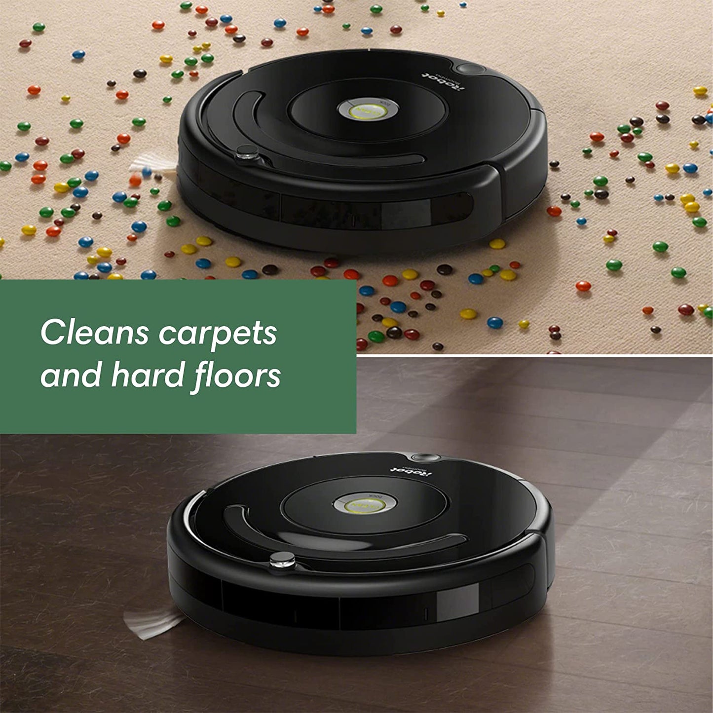 iRobot Roomba 671 Robot Vacuum with Wi-Fi Connectivity Works with Alexa Good for Pet Hair Carpets and Hard Floors