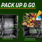 Drive Auto Car Trunk Organizer - Collapsible, Multi-Compartment Automotive SUV Car Organizer for Storage w/ Adjustable Straps