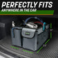 Drive Auto Car Trunk Organizer - Collapsible, Multi-Compartment Automotive SUV Car Organizer for Storage w/ Adjustable Straps