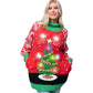 Women's LED Light Up Christmas Tree Ugly Sweater