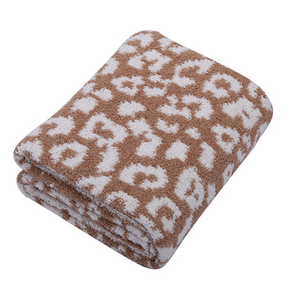 Leopard-print blanket