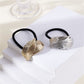 Gold and Silver Leaf Shaped Hair Ties 2-Pc Set
