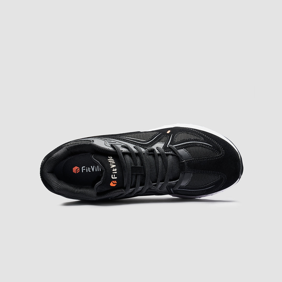 FitVille Rebound Core Shoes- Black